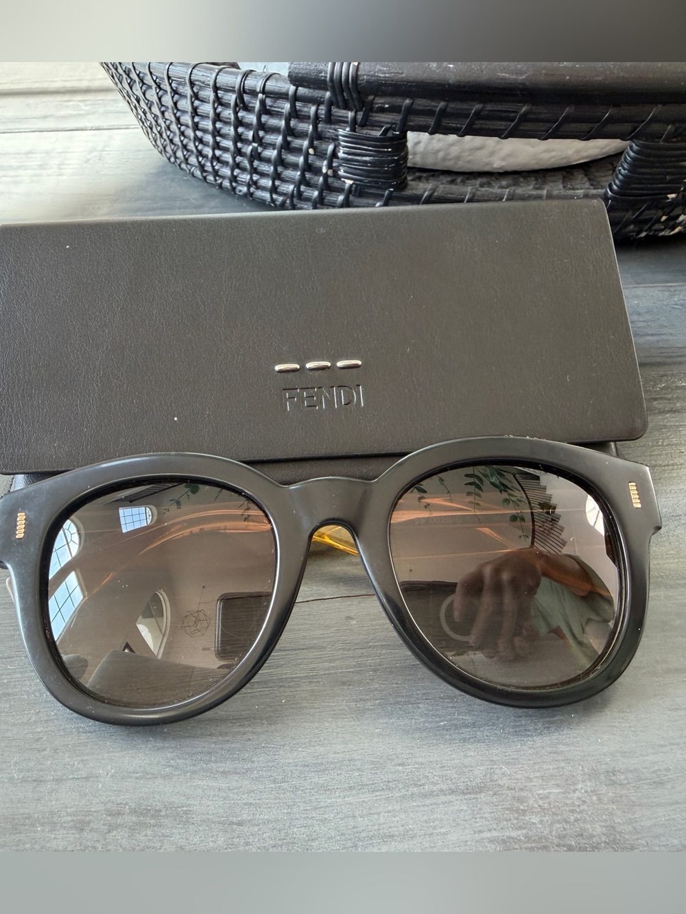 Fendi FF0026/S Round Gradient Sunglasses